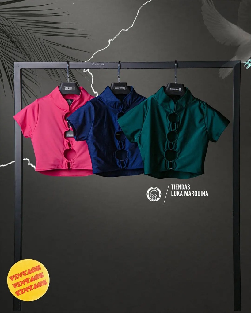 CropTop  (Azul Marino, M)